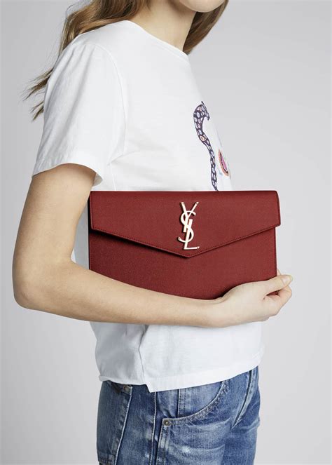 ysl envelope uptown clutch bag|YSL clutch nordstrom.